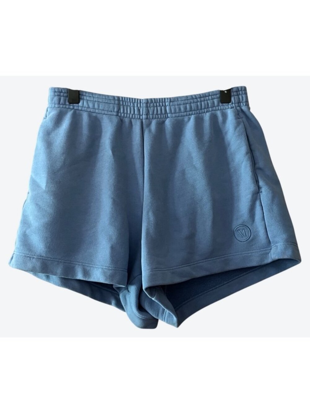 Vuori Women's XS Light Blue The Rise The Shine Drawstring Shorts 24" x 3"